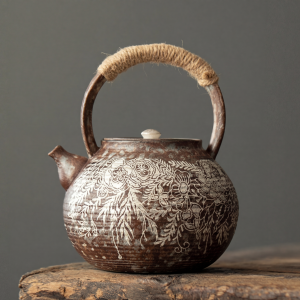 Vintage Floral Teapot